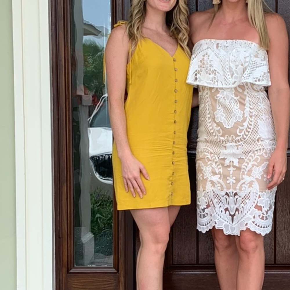 Forever 21 deep yellow mini dress